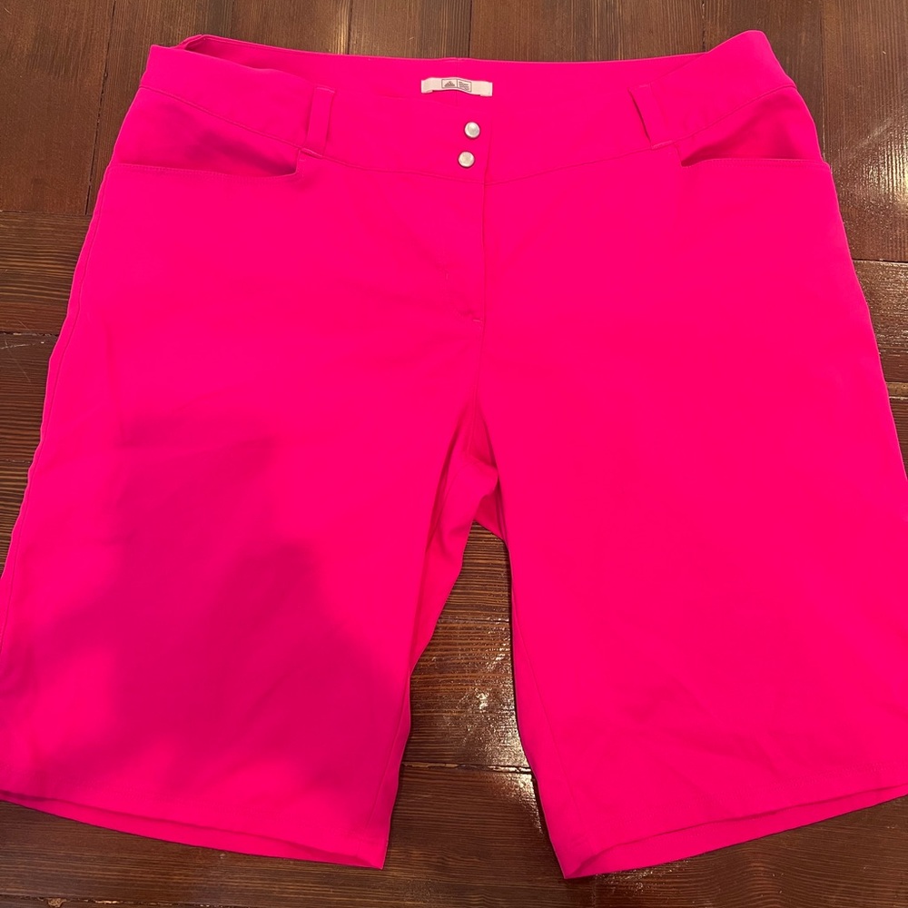 Vibrant Pink Adidas Women's Shorts